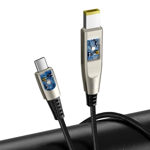 Buy Baseus Flash Series Fast Charging Data Cable with Square Lenovo Head Type-C to C+DC 100W 2m Black - BSU1966BLK - {ean13} - Home Screen Store Europe