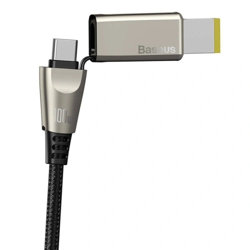Kup Kabel 2w1 Baseus Flash Series, USB-C do USB-C / wtyczka Lenovo, 100W, 2m (czarny) - BSU1966BLK - {ean13} - Sklep Home Screen