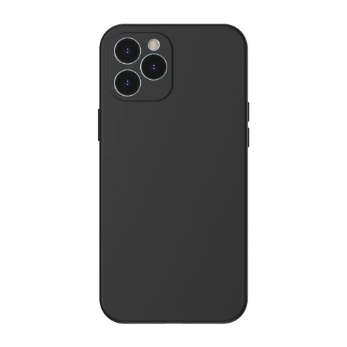 Kup Baseus Apple Case Liquid Silica Gel Case iPhone 12 Pro Max (Schwarz) - BSU1973BLK - {ean13} - Sklep Home Screen