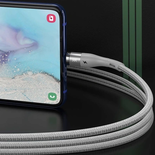 Kup Baseus Magnetisches USB - USB-C Kabel Zink 3A 1m (weiß) - BSU1977WHT - {ean13} - Sklep Home Screen
