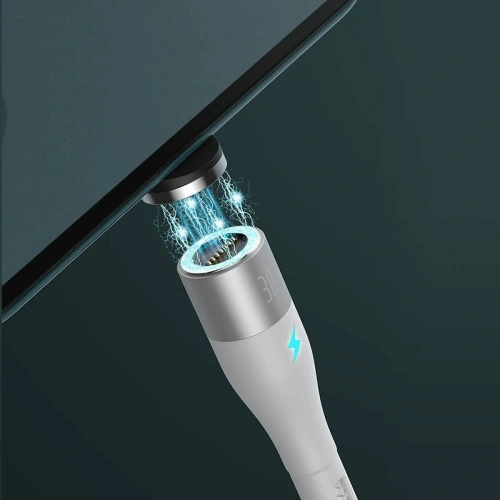Kup Baseus Magnetisches USB - USB-C Kabel Zink 3A 1m (weiß) - BSU1977WHT - {ean13} - Sklep Home Screen