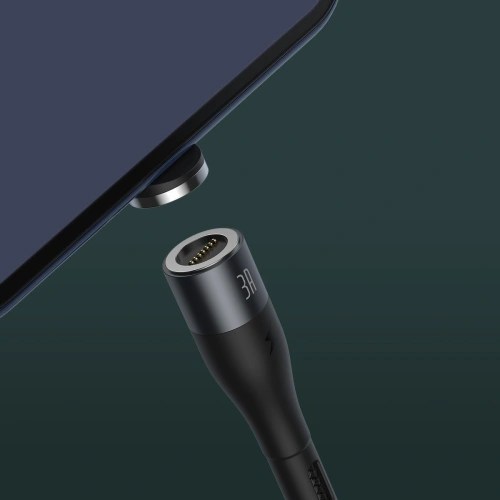 Kup Baseus Magnetisches USB - USB-C Kabel Zink 3A 1m (schwarz) - BSU1978BLK - {ean13} - Sklep Home Screen