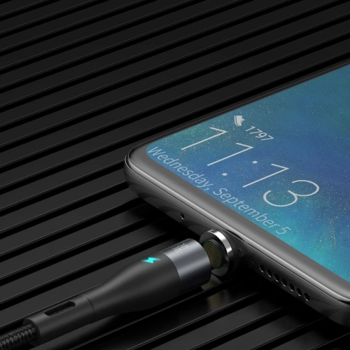 Kup Cablul magnetic USB - USB-C Baseus Zinc 3A 1m (negru) - BSU1978BLK - {ean13} - Sklep Home Screen