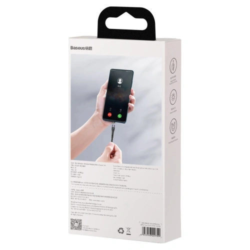 Kup Baseus Magnetisches USB - USB-C Kabel Zink 3A 1m (schwarz) - BSU1978BLK - {ean13} - Sklep Home Screen