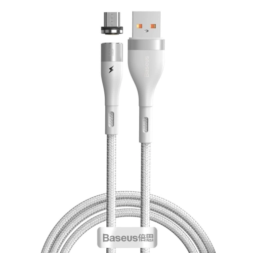 Kup Kabel magnetic USB - Micro USB Baseus Zinc 2.1A 1m (alb) - BSU1979WHT - {ean13} - Sklep Home Screen