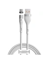 Kabel magnetyczny USB - Micro USB Baseus Zinc 2.1A 1m (biały)