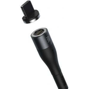 Kabel magnetický USB - Micro USB Baseus Zinc 2.1A 1m (černý)