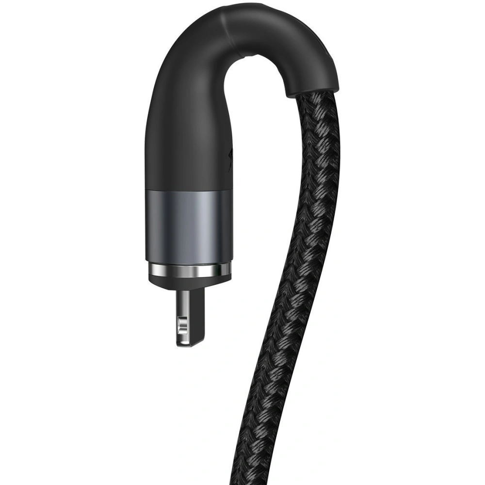 Kabel magnetyczny USB - Micro USB Baseus Zinc 2.1A 1m (czarny)