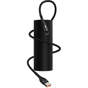 USB - magnetic cable - Micro USB Baseus Zinc 2.1A 1m (black)