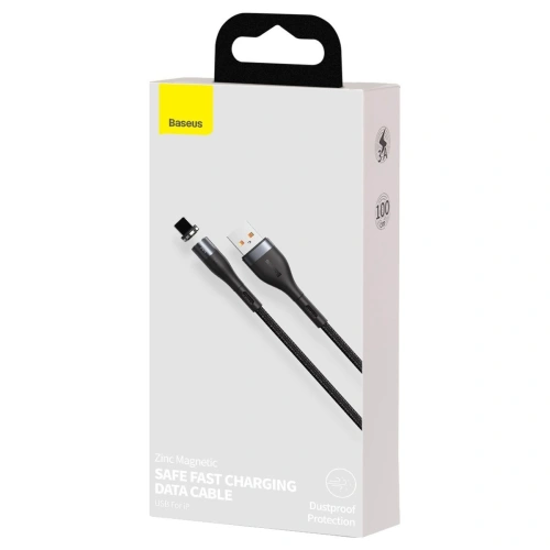 Kup Kabel magnetyczny USB - Micro USB Baseus Zinc 2.1A 1m (czarny) - BSU1980BLK - {ean13} - Sklep Home Screen
