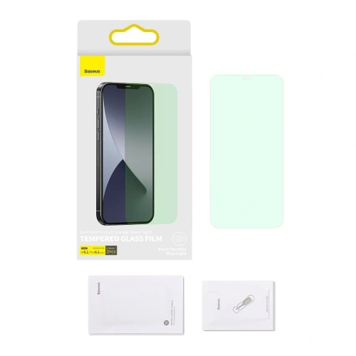 Kup Sticlă securizată 0.3mm Baseus Protecție pentru ochi Apple iPhone 12 Pro Max (2 bucăți) - BSU1984 - {ean13} - Sklep Home Screen
