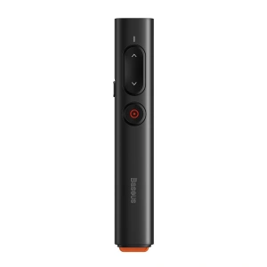 Kup Pilot multifuncțional Baseus Orange Dot pentru prezentări, cu indicator laser, cu baterie (negru) - BSU1985BLK - {ean13} - Sklep Home Screen