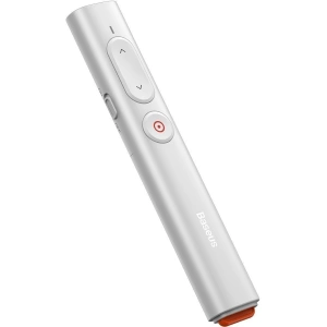 Kup Baseus Multifunktionale Fernsteuerung Orange Dot für Präsentationen, mit Laserpointer, mit Batterie (weiß) - BSU1986WHT - {ean13} - Sklep Home Screen