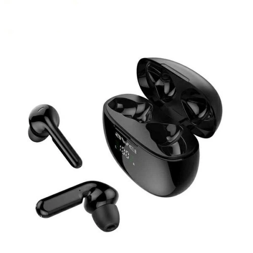 Kup AWEI słuchawki Bluetooth 5.0 T15P TWS + stacja dokująca czarny/black - AWEI058BLK - {ean13} - Sklep Home Screen