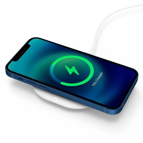 Kup Nakładka pentru încărcătorul MagSafe Spigen MagFit Pad Alb - SPN1406WHT - {ean13} - Sklep Home Screen