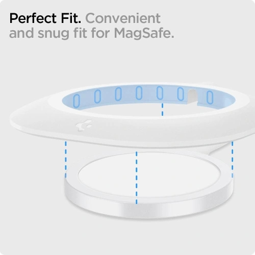 Kup Nakládka na nabíječku MagSafe Spigen MagFit Pad White - SPN1406WHT - {ean13} - Sklep Home Screen