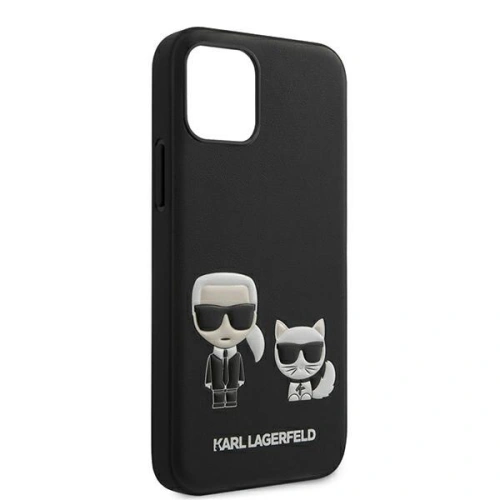 Kup Karl Lagerfeld Apple Tasche KLHCP12LPCUSKCBK iPhone 12 Pro Max schwarz/schwarz Hartschale Ikonik Karl & Choupette - KLD417BLK - {ean13} - Sklep Home Screen