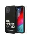 Karl Lagerfeld Apple Tasche KLHCP12MPCUSKCBK iPhone 12/12 Pro schwarz/schwarz Hartschale Ikonik Karl & Choupette