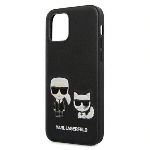 Kup Karl Lagerfeld Apple Tasche KLHCP12MPCUSKCBK iPhone 12/12 Pro schwarz/schwarz Hartschale Ikonik Karl & Choupette - KLD418BLK - {ean13} - Sklep Home Screen