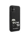 Kup Etui Karl Lagerfeld KLHCP12SPCUSKCBK Apple iPhone 12 mini fekete/black hardcase Ikonik Karl & Choupette - KLD419BLK - {ean13} - Sklep Home Screen