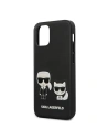 Kup Etui Karl Lagerfeld KLHCP12SPCUSKCBK Apple iPhone 12 mini fekete/black hardcase Ikonik Karl & Choupette - KLD419BLK - {ean13} - Sklep Home Screen