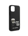 Kup Etui Karl Lagerfeld KLHCP12SPCUSKCBK Apple iPhone 12 mini černý/black hardcase Ikonik Karl & Choupette - KLD419BLK - {ean13} - Sklep Home Screen