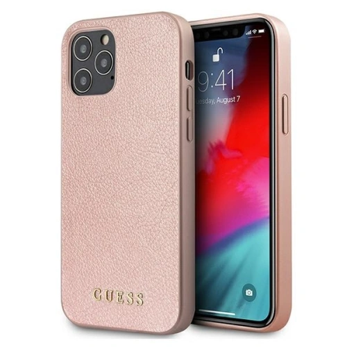 Kup Etui Guess GUHCP12MIGLRG Apple iPhone 12/12 Pro rozé-aurie/hardcase Iridescent - GUE787RS - {ean13} - Sklep Home Screen
