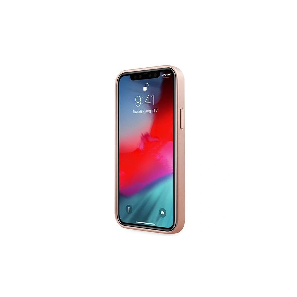 Etui Guess GUHCP12MIGLRG Apple iPhone 12/12 Pro różowo-złoty/rose gold hardcase Iridescent