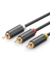 Kup Przewód UGREEN AV105 3x RCA (Cinch) do 3x RCA (Cinch) 1.5m (czarny) - UGR502BLK - {ean13} - Sklep Home Screen