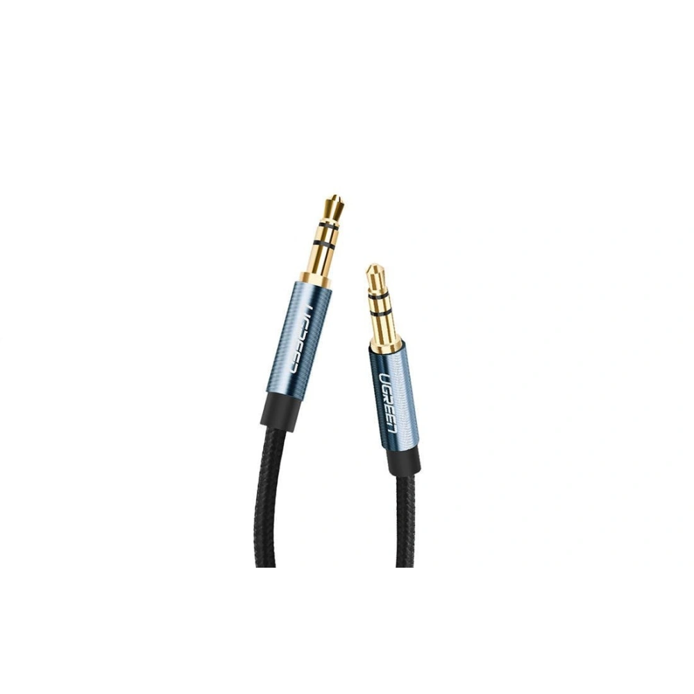 Kabel mini jack 3,5mm AUX UGREEN 1,5m niebieski