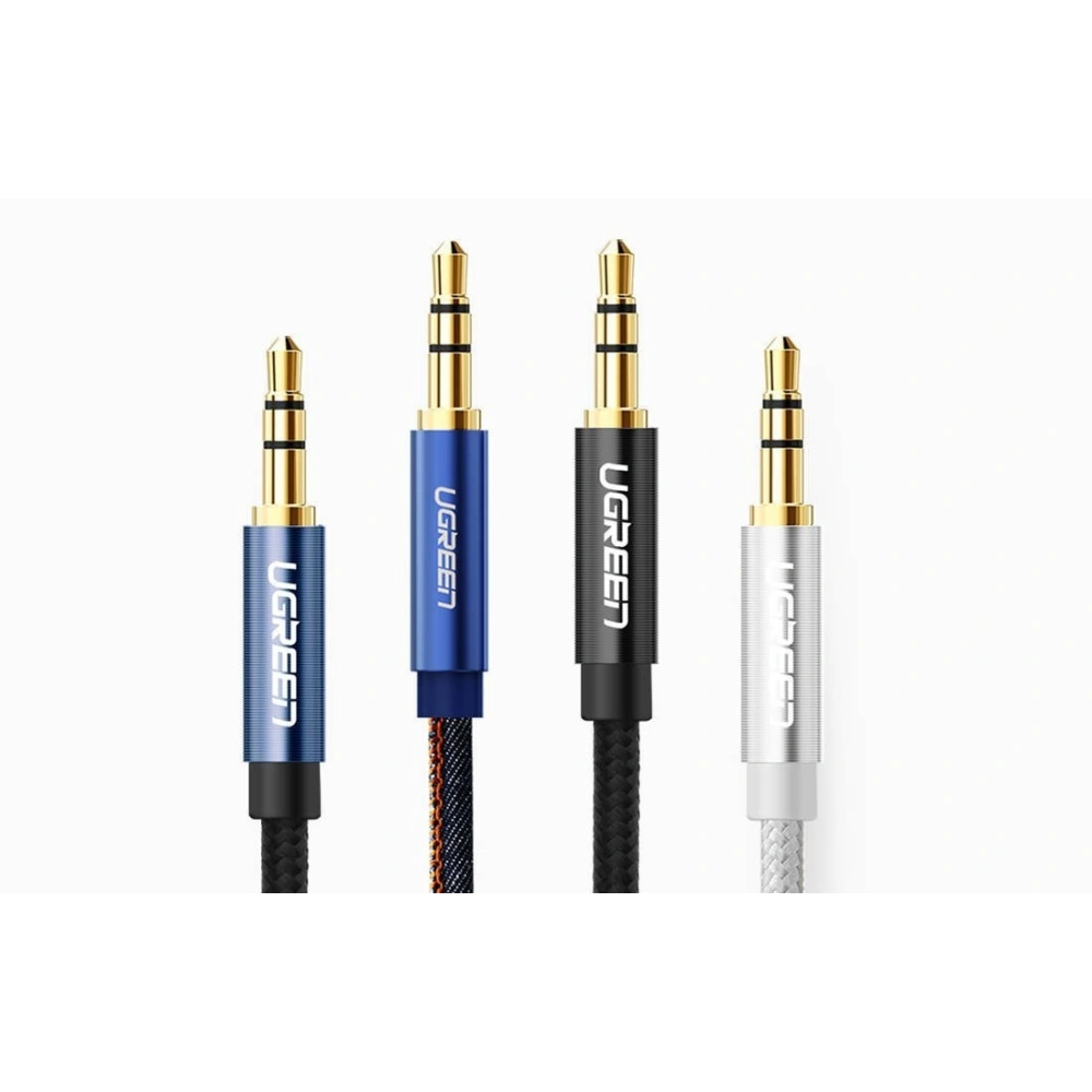 Kabel mini jack 3,5mm AUX UGREEN 1,5m niebieski