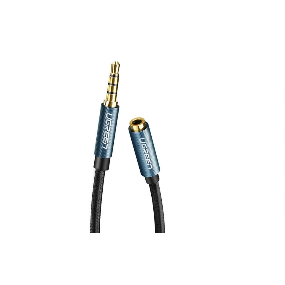 Przedłużacz audio AUX UGREEN kabel jack 3,5 mm, 2m (czarny)