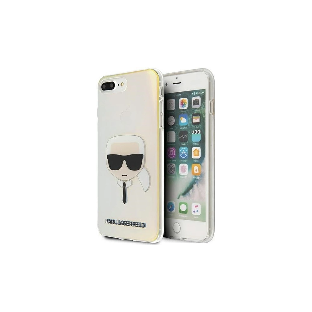 Etui Karl Lagerfeld KLHCI8LPCKHML Apple iPhone 8/7 Plus multicolor hardcase Iridescent Karl`s Head