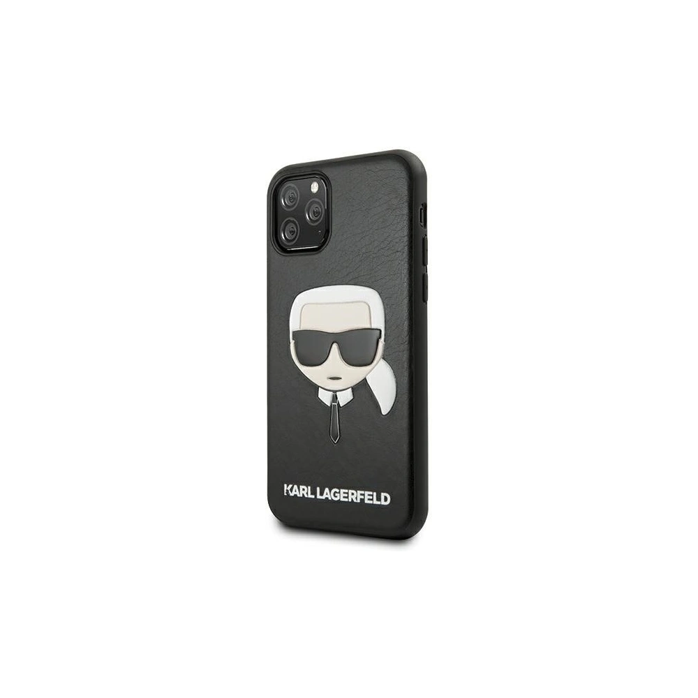Etui Karl Lagerfeld KLHCN58KHBK Apple iPhone 11 Pro czarny/black hardcase Ikonik Karl`s Head