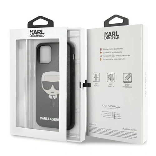 Kup Etui Karl Lagerfeld KLHCN58KHBK Apple iPhone 11 Pro černý/black hardcase Ikonik Karl`s Head - KLD421BLK - {ean13} - Sklep Home Screen