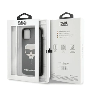 Buy Karl Lagerfeld KLHCN65KHBK Apple iPhone 11 Pro Max black hardcase Ikonik Karl`s Head - KLD422BLK - {ean13} - Home Screen Store Europe