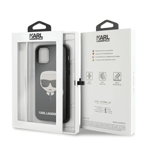 Kup Etui Karl Lagerfeld KLHCN65KHBK Apple iPhone 11 Pro Max černý/black hardcase Ikonik Karl`s Head - KLD422BLK - {ean13} - Sklep Home Screen