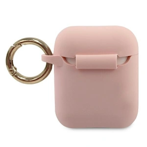 Kup Etui Guess GUACA2LSTLPI husă pentru Apple AirPods roz/pink Silicon Triunghi Logo - GUE790PNK - {ean13} - Sklep Home Screen