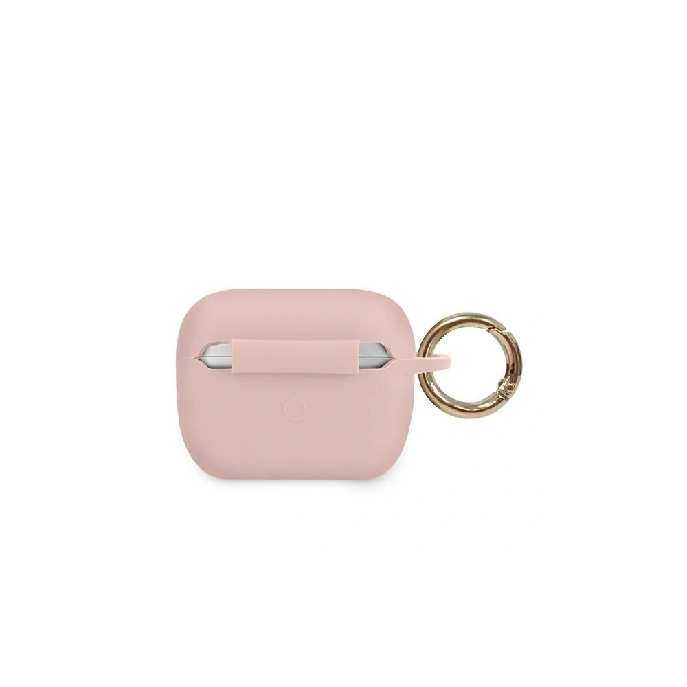 Etui Guess GUACAPLSTLPI Apple AirPods Pro cover rózowy/pink Silicone Triangle Logo