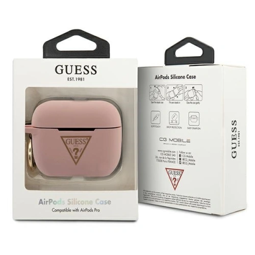 Kup Guess Apple Fall GUACAPLSTLPI AirPods Pro Abdeckung rosa/rosa Silikon Dreieck Logo - GUE792PNK - {ean13} - Sklep Home Screen