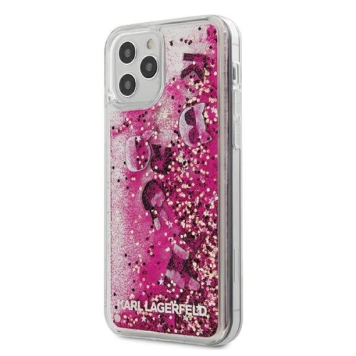 Kup Etui Karl Lagerfeld KLHCP12MROPI Apple iPhone 12/12 Pro rózsaszín/pink kemény tok Glitter Charms - KLD425PNK - {ean13} - Sklep Home Screen