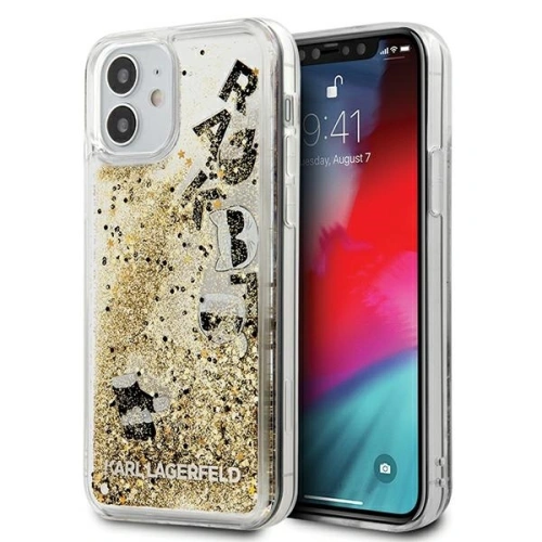 Kup Etui Karl Lagerfeld KLHCP12SROGO Apple iPhone 12 mini arany/hardcase Glitter Charms - KLD427GLD - {ean13} - Sklep Home Screen