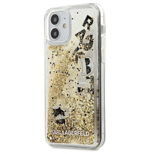 Kup Etui Karl Lagerfeld KLHCP12SROGO Apple iPhone 12 mini arany/hardcase Glitter Charms - KLD427GLD - {ean13} - Sklep Home Screen