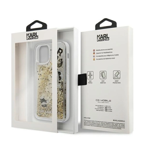 Kup Etui Karl Lagerfeld KLHCP12SROGO Apple iPhone 12 mini arany/hardcase Glitter Charms - KLD427GLD - {ean13} - Sklep Home Screen