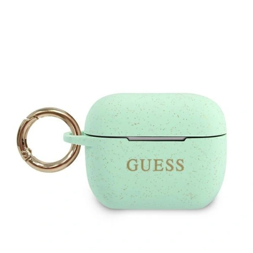 Kup Etui Guess GUACAPSILGLGN husă Apple AirPods Pro verde/green Silicon Glitter - GUE794GRN - {ean13} - Sklep Home Screen