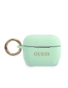 Etui Guess GUACAPSILGLGN husă Apple AirPods Pro verde/green Silicon Glitter