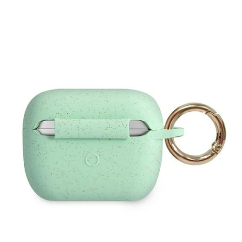 Kup Etui Guess GUACAPSILGLGN husă Apple AirPods Pro verde/green Silicon Glitter - GUE794GRN - {ean13} - Sklep Home Screen