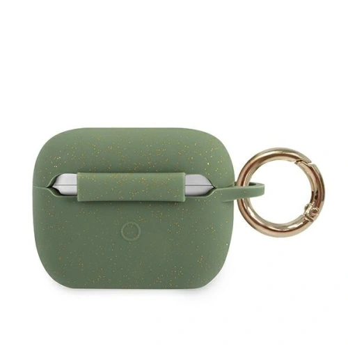 Kup Etui Guess GUACAPSILGLKA Apple AirPods Pro obal khaki silikonový s glitry - GUE795KHA - {ean13} - Sklep Home Screen