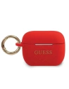 Kup Etui Guess GUACAPSILGLRE Apple AirPods Pro kryt červený/red silikonový s glitry - GUE796RED - {ean13} - Sklep Home Screen