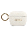 Etui Guess GUACAPSILGLWH capac pentru Apple AirPods Pro alb/white Silicon Glitter